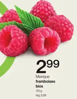 Avril Mexique framboises bios offer