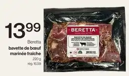 Avril Beretta bavette de bœuf marinée fraîche offer