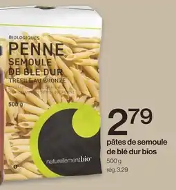 Avril pâtes de semoule de blé dur bios offer