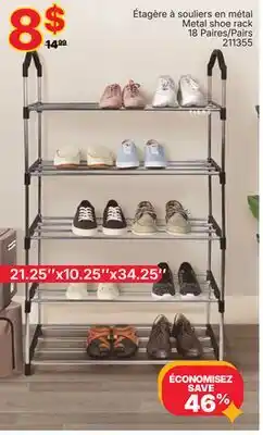 Rossy Metal shoe rack offer
