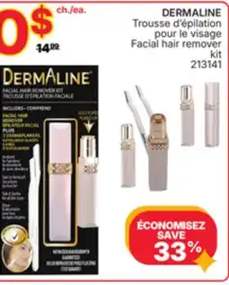 Rossy DERMALINE Facial hair remover kit offer
