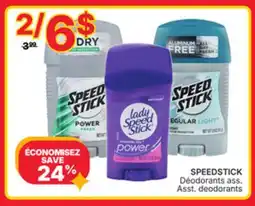 Rossy SPEEDSTICK Asst. deodorants offer