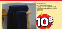 Rossy Jacquard sherpa blanket Double-Grand/Full-Queen offer