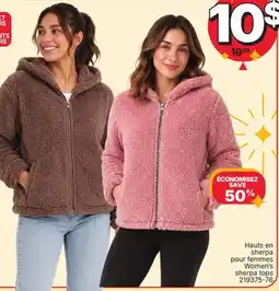 Rossy Women's sherpa tops offer