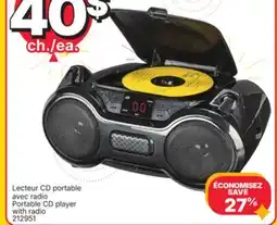 Rossy Portable CD player with radio offer