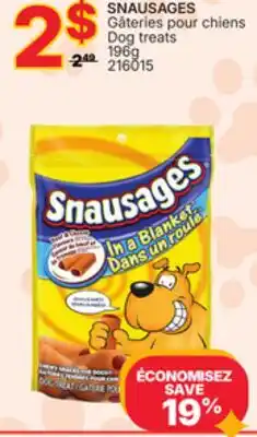 Rossy SNAUSAGES Dog treats offer