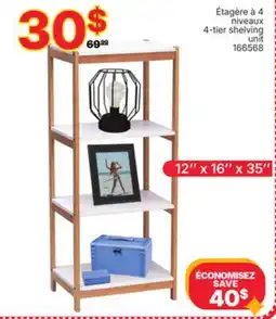 Rossy 4-tier shelving unit offer