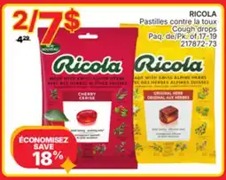 Rossy RICOLA Cough drops offer