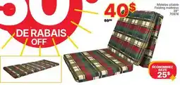 Rossy Folding mattress offer