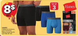 Rossy HANES Men's boxer briefs offer