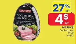 Rossy MARIO'S Cooked ham offer