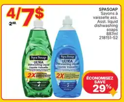 Rossy SPASOAP Asst. liquid dishwashing offer