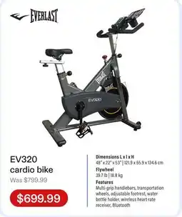 Club Piscine EV320 cardio bike offer