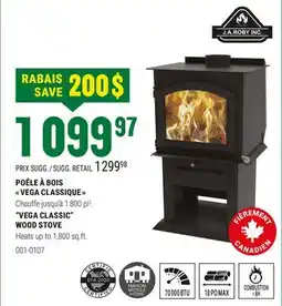 BMR POÊLE À BOIS VEGA CLASSIQUE offer