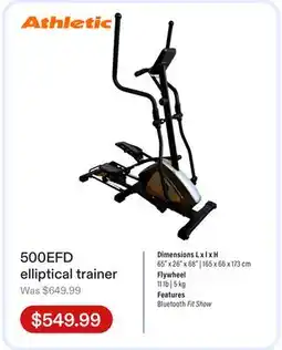 Club Piscine 500EFD elliptical trainer offer