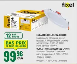 BMR ENCASTRÉS DEL ULTRA MINCES offer