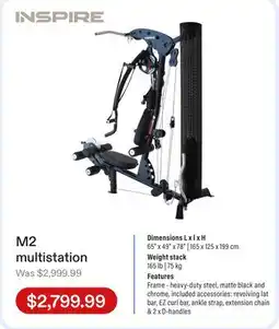 Club Piscine M2 multistation home gym offer