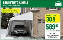 BMR ABRI D'AUTO SIMPLE offer