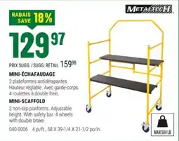 BMR MINI-ÉCHAFAUDAGE offer