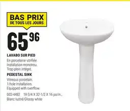 BMR PEDESTAL SINK offer