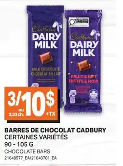L'Intermarché BARRES DE CHOCOLAT | CHOCOLATE BARS offer