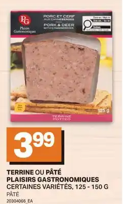 L'Intermarché TERRINE OU PÂTÉ | PÂTÉ offer