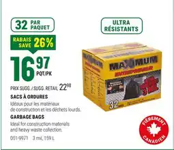 BMR SACS À ORDURES offer