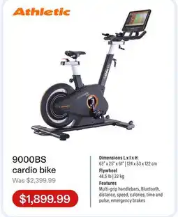 Club Piscine 9000BS cardio bike offer