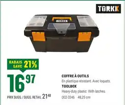 BMR COFFRE À OUTILS offer