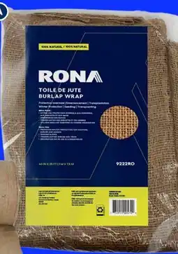 RONA RONA 40 x 25' burlap offer