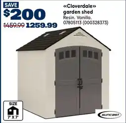 RONA Cloverdale garden shed offer