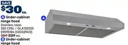 RONA BROAN Under-cabinet range hood offer