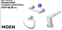 RONA MOEN 3-piece, chrome finish offer