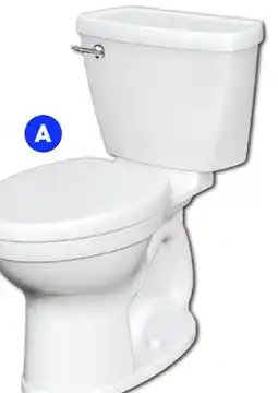RONA American Standard Champion 4 Elongated Bowl Toilet 2-Piece 4.8 LPF Vitreous China - White offer