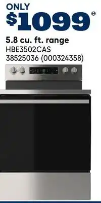 RONA 5.8 cu. ft. range offer