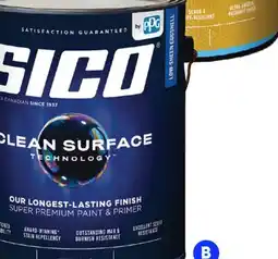 RONA 3.78-L cans of SICO Prestige and Clean Surface interior paint offer