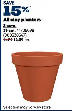 RONA All clay planters offer
