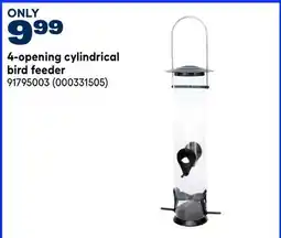 RONA 4-opening cylindrical bird feeder offer