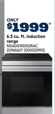 RONA 6.3 cu. ft. induction range offer