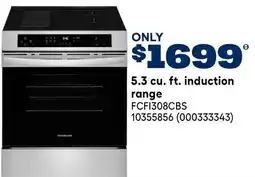 RONA 5.3 cu. ft. induction range offer