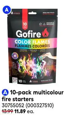 RONA 10-pack multicolour fire starters offer