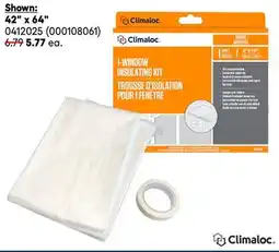 RONA All CLIMALOC insulating film kits, 42 x 64 offer