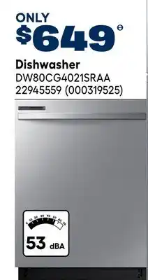 RONA Samsung Dishwasher offer