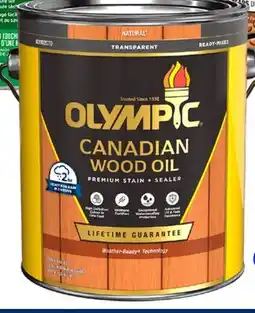 RONA OLYMPIC CANADIAN WOOD OIL offer
