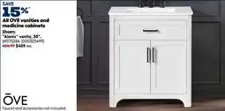 RONA OVE vanities and medicine cabinets offer