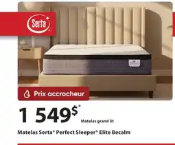 Dormez Vous Matelas Serta Perfect Sleeper Elite Becalm offer
