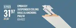 Canac Embassy Suspended Ceiling Rails & Anchors Pkg/10 offer