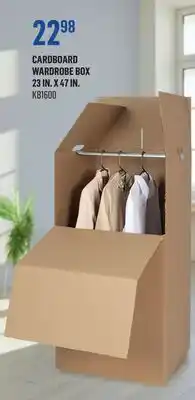 Canac Cardboard Wardrobe Box 23in.x47in offer