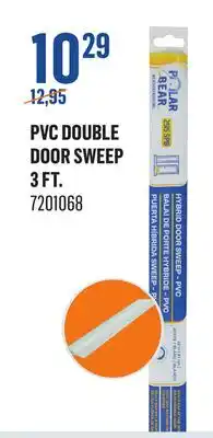 Canac PVC Double Door Sweep 3 ft offer