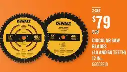 Canac Circular Saw Blades (40 and 60 teeth) offer